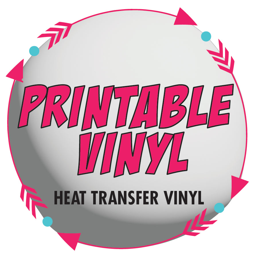TYPOO Printable HTV Heat Transfer Vinyl for Inkjet Printers Iron-On
