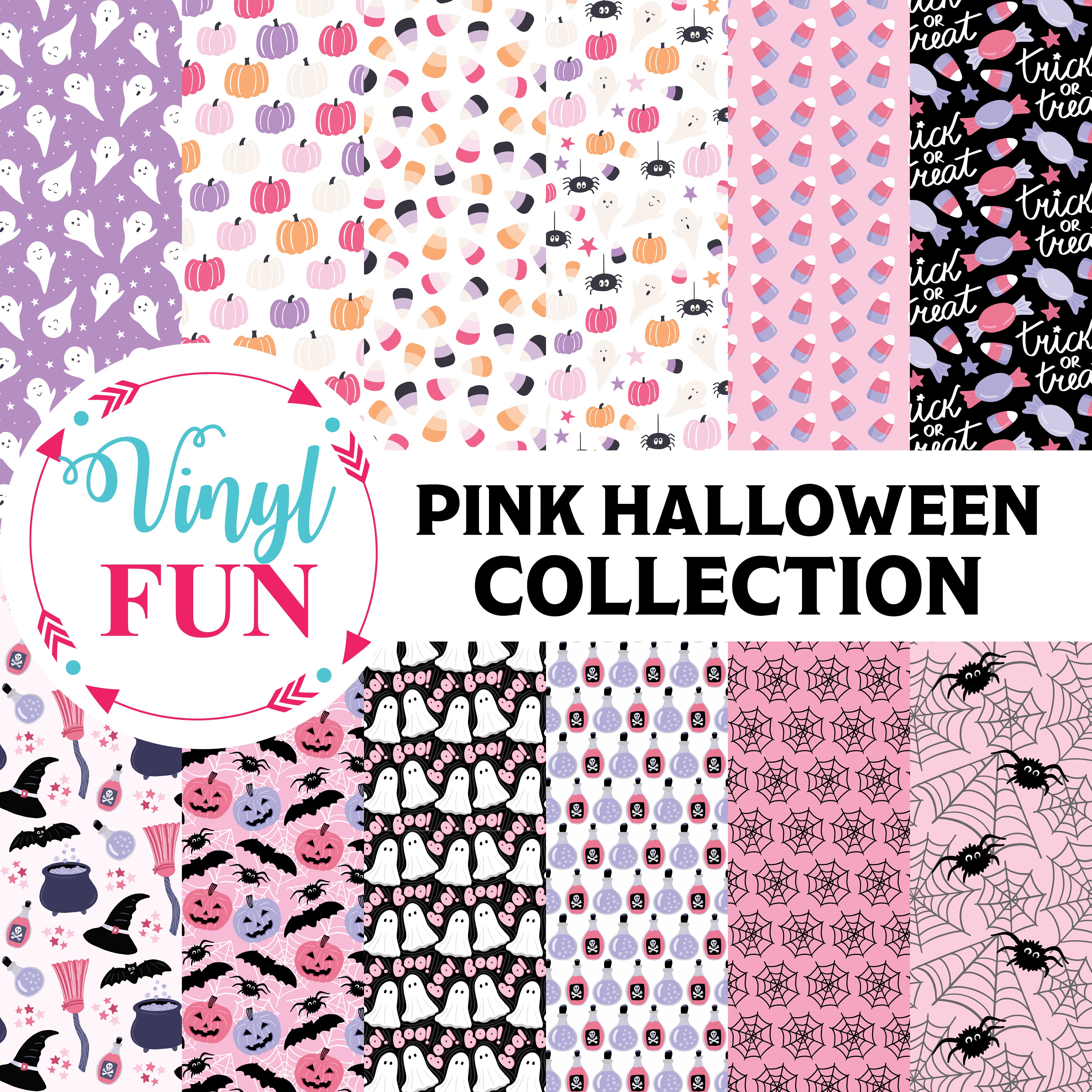 Pink Halloween Collection Vinyl Fun