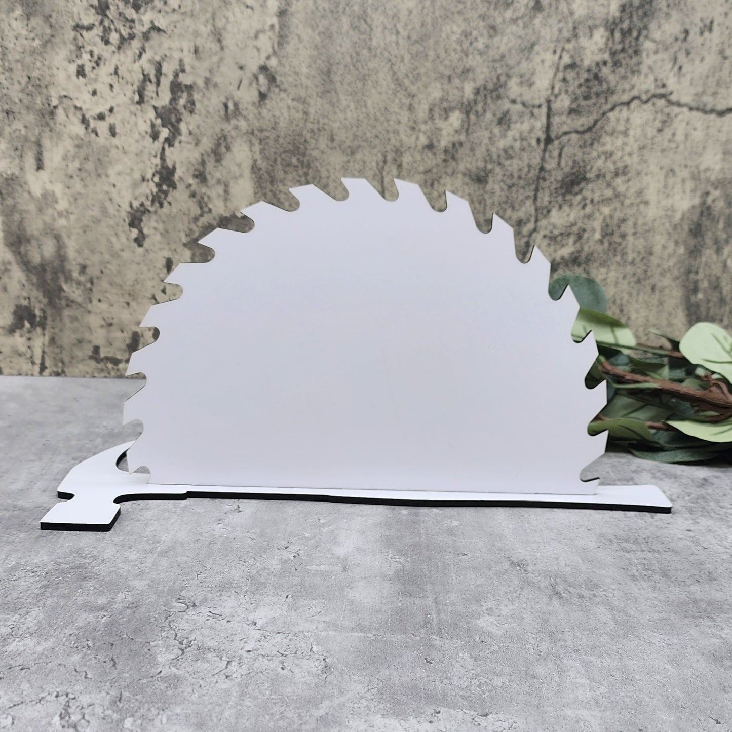 Sawblade Sublimation Photo Blank With Stand