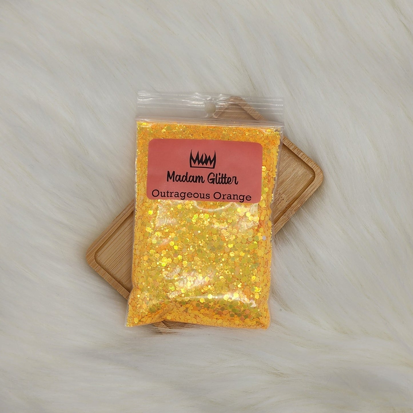 Outrageous Orange Glitter