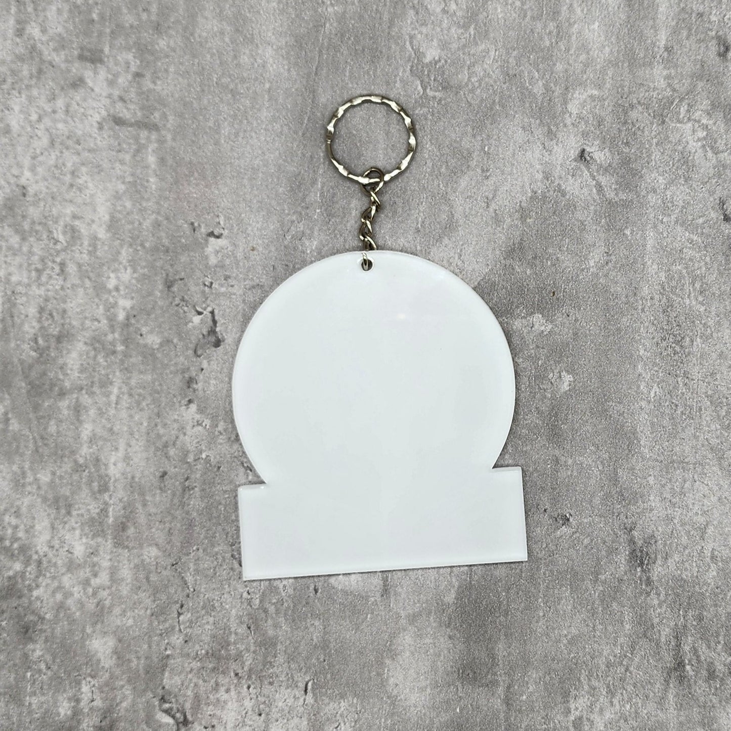 Sublimation Sports Ball Frosted Acrylic Keychain