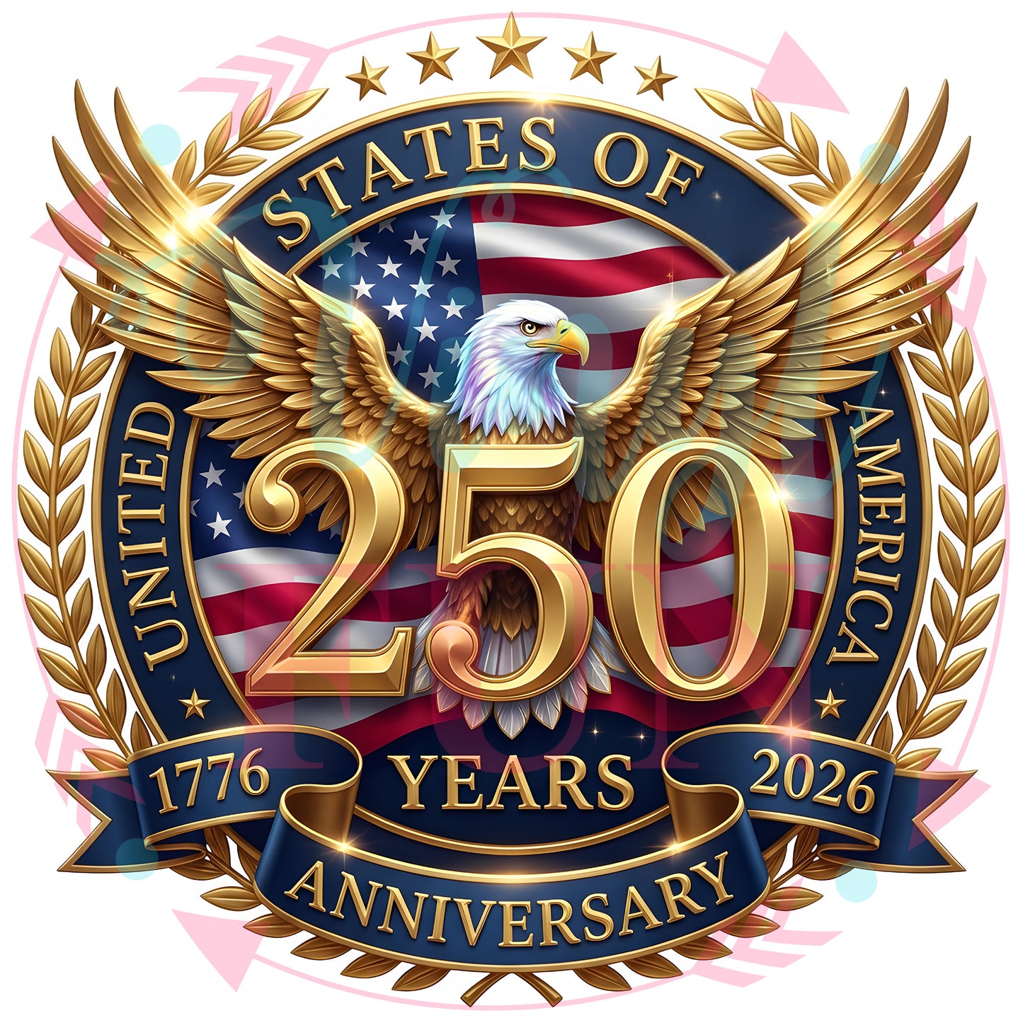 250 Years Old Transfers - For Fabrics