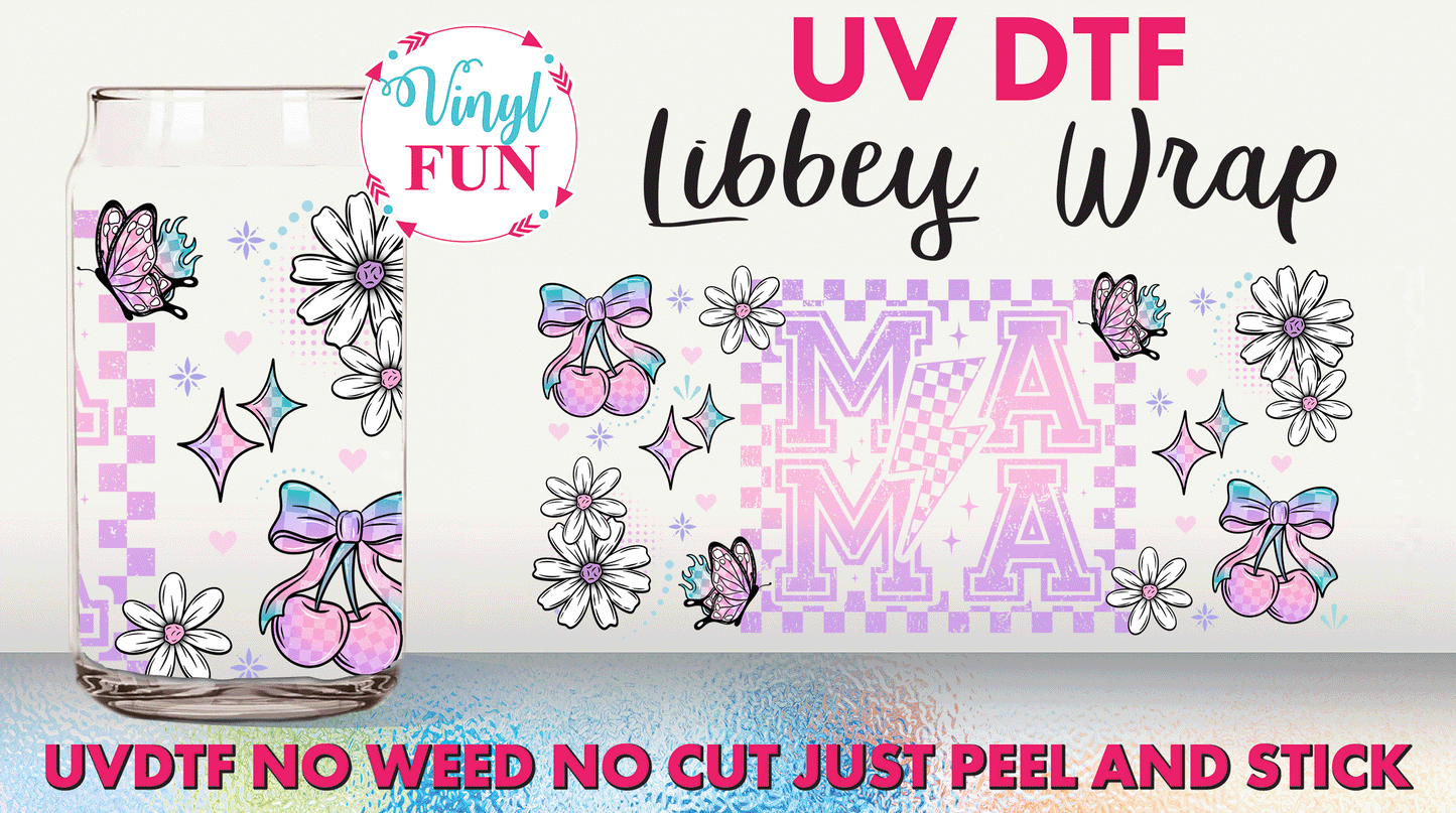 Colorful Mama UVDTF Libbey Glass Wrap - UV274