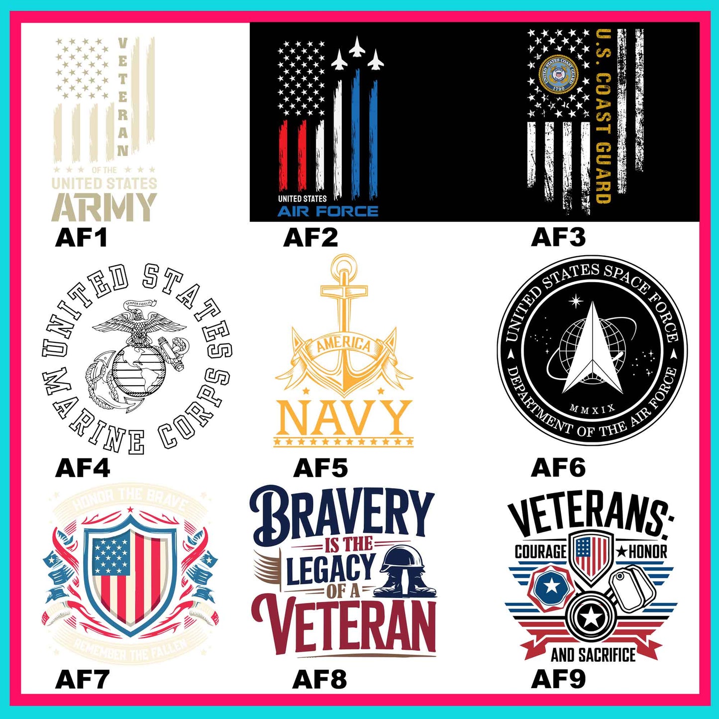 Armed Forces Transfers - For Fabrics