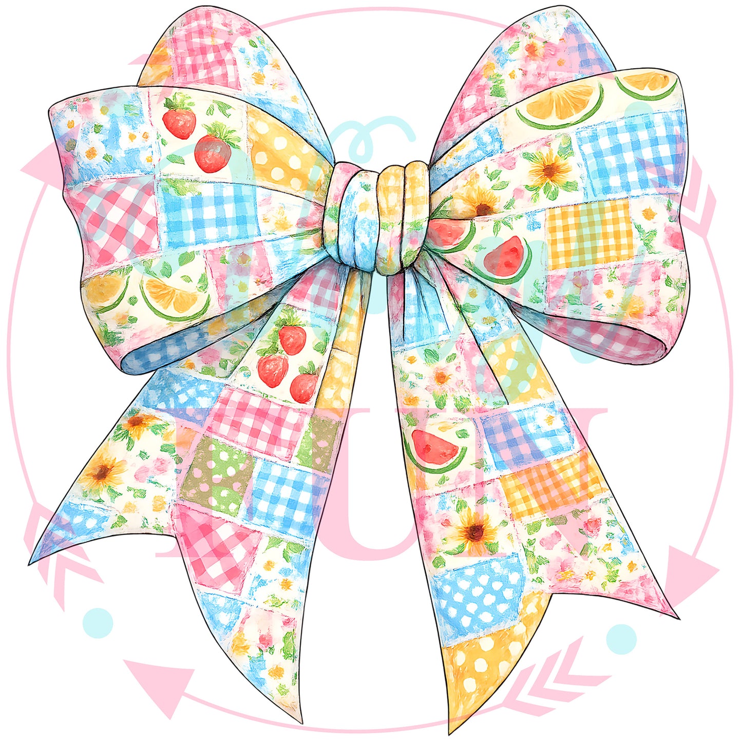 Bow Fun Transfers - For Fabrics