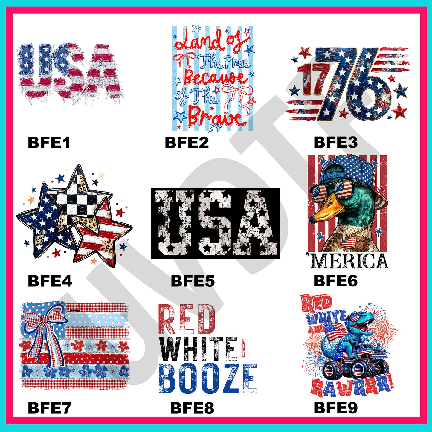 UVDTF Born Free Decals