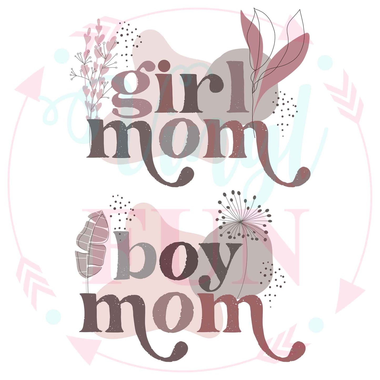 Boho Mom Boy or Girl Transfer - 96