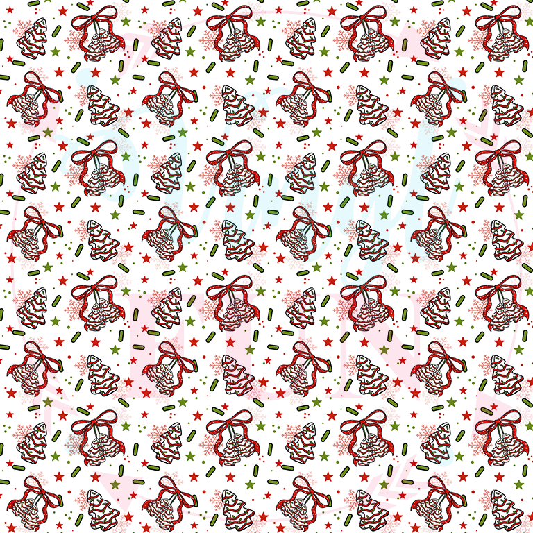 Bow Cakes Pattern