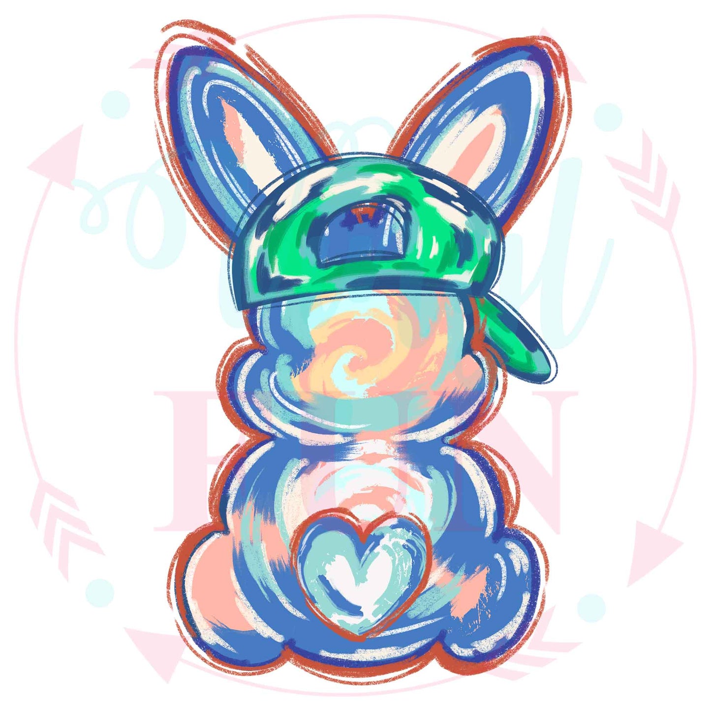 UVDTF Boy Bunny Decal-E7