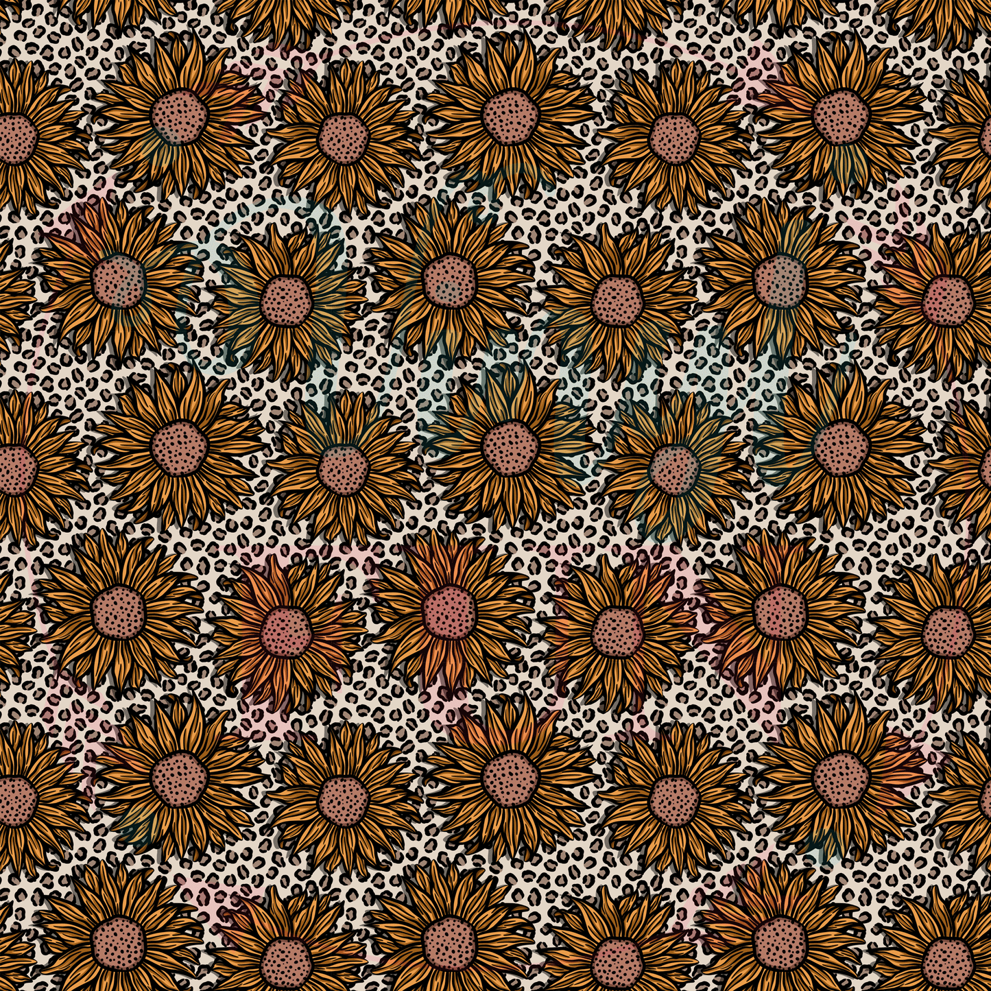 Tan Back Sunflower-A6