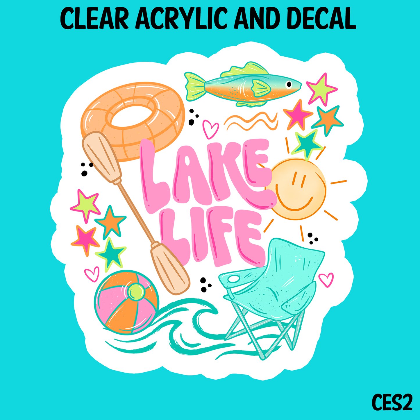Cerra Summer Acrylic And UVDTF Decal- CES2