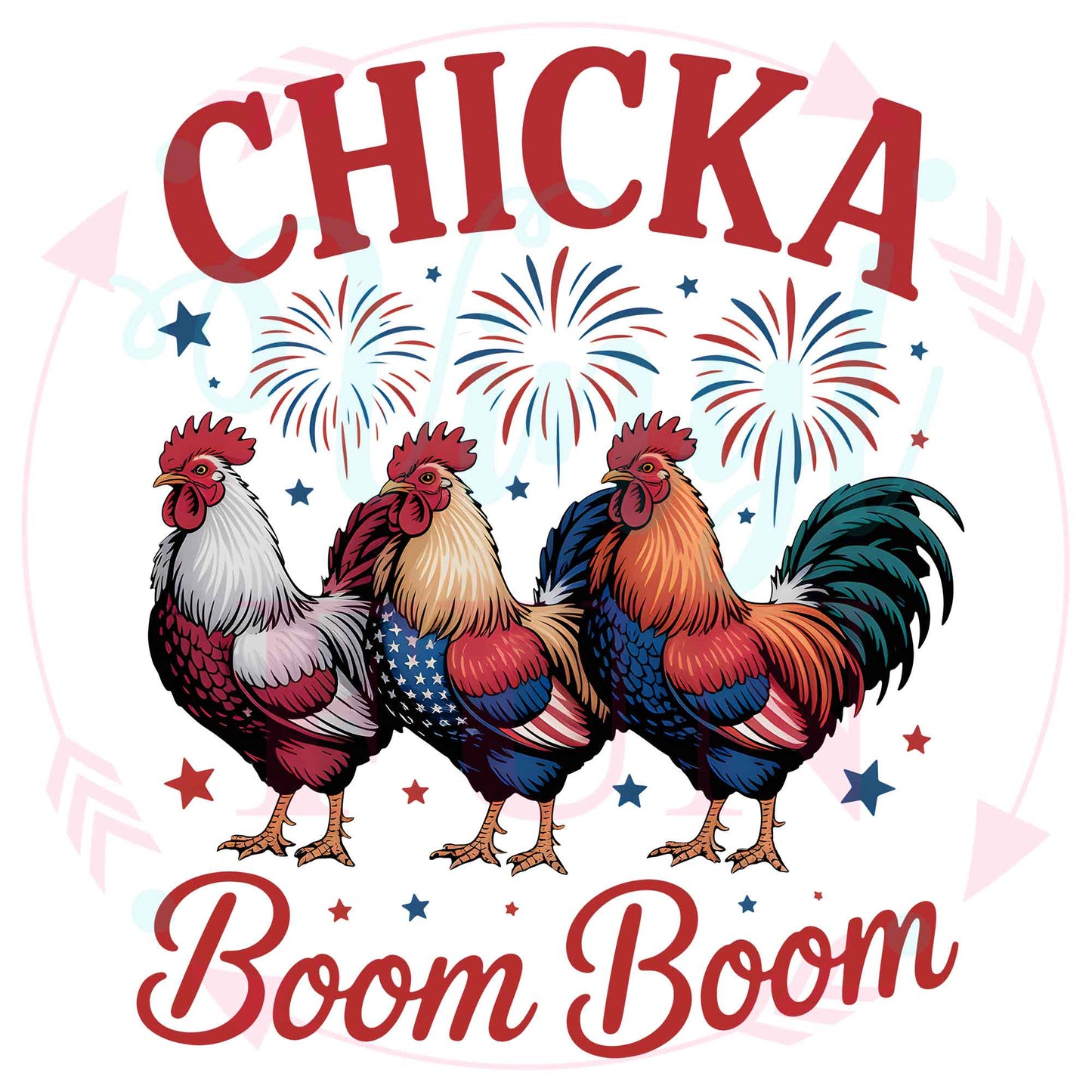 UVDTF Chicka BOOM Decal - JULY1