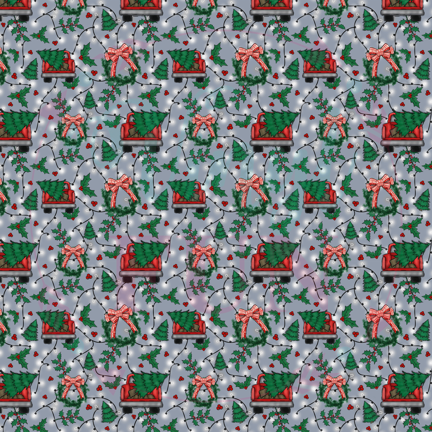 Red Trucks Pattern