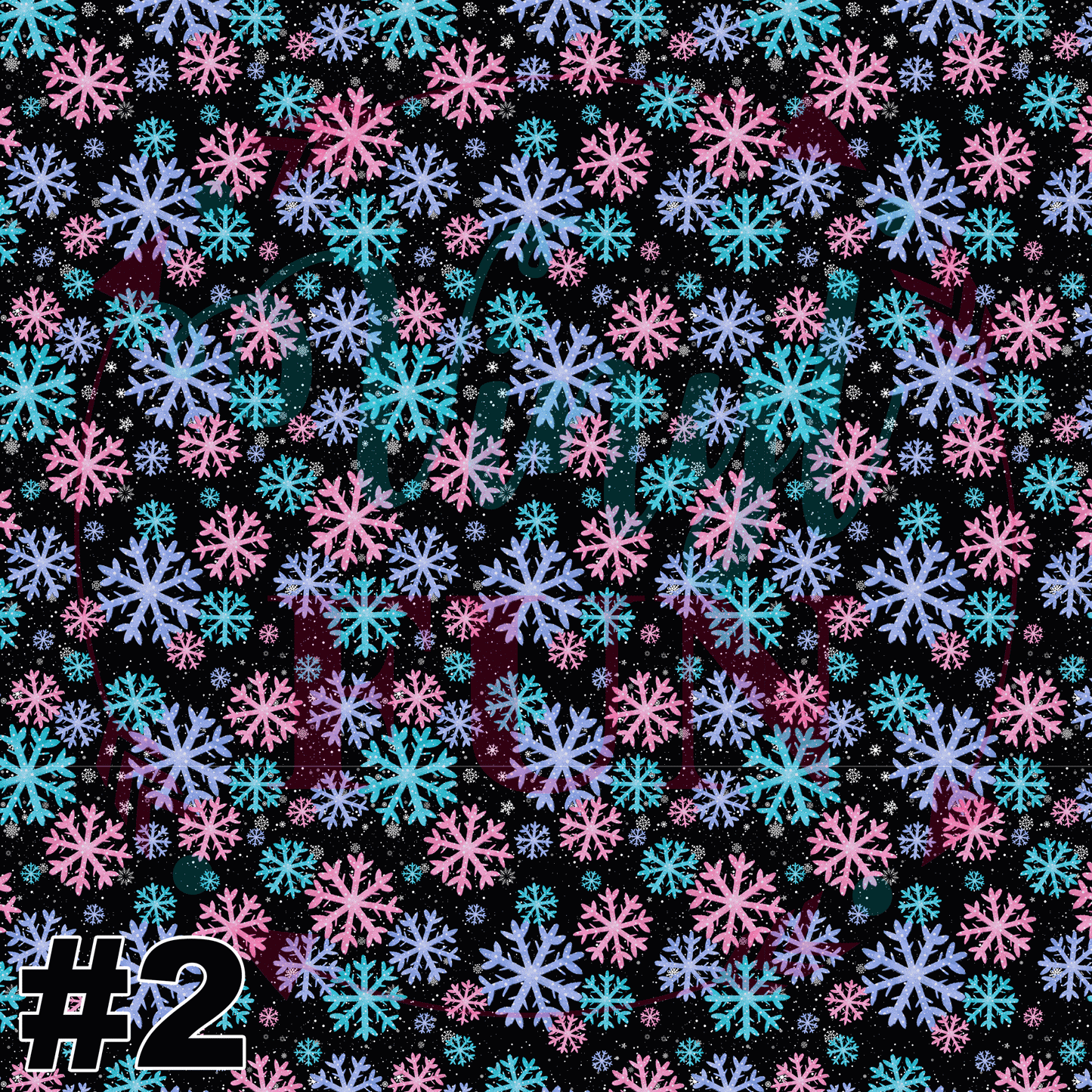 Colorful Snowflake Collection