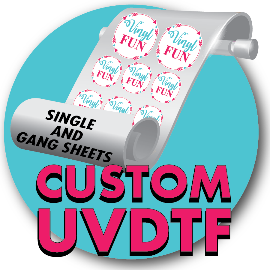 Custom UVDTF Transfer Sheet-Already Set Up