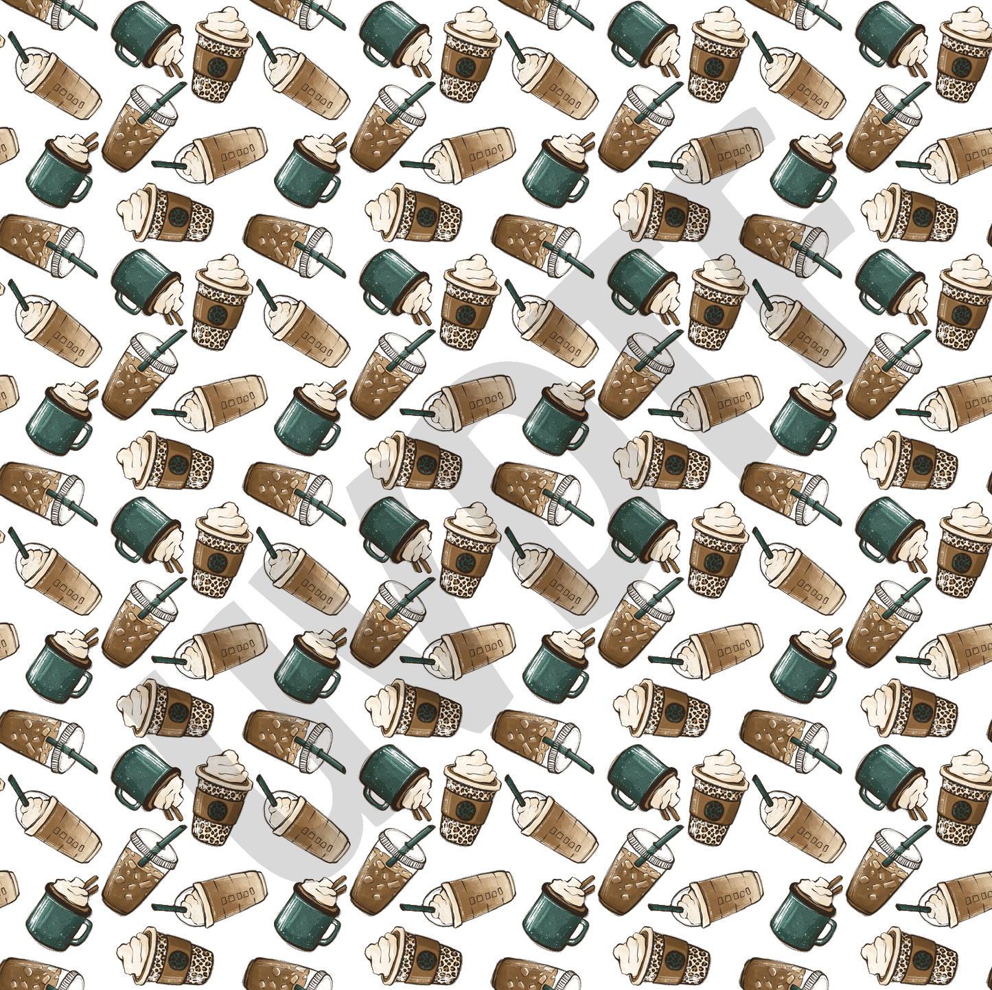 UVDTF Clear Back Coffee Elements-W23