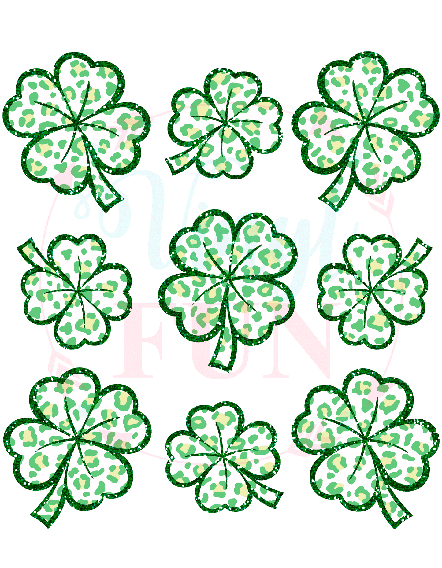 Cute Clovers Transfer -PAT3