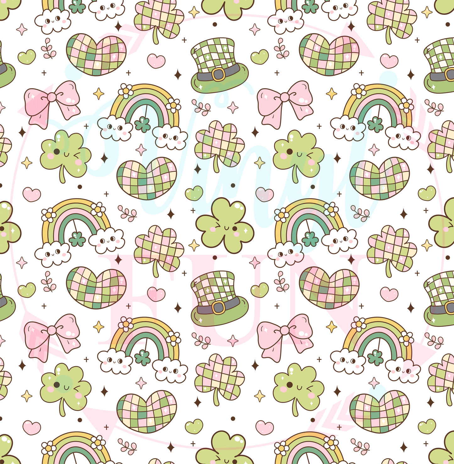 Cute Shamrocks Pattern