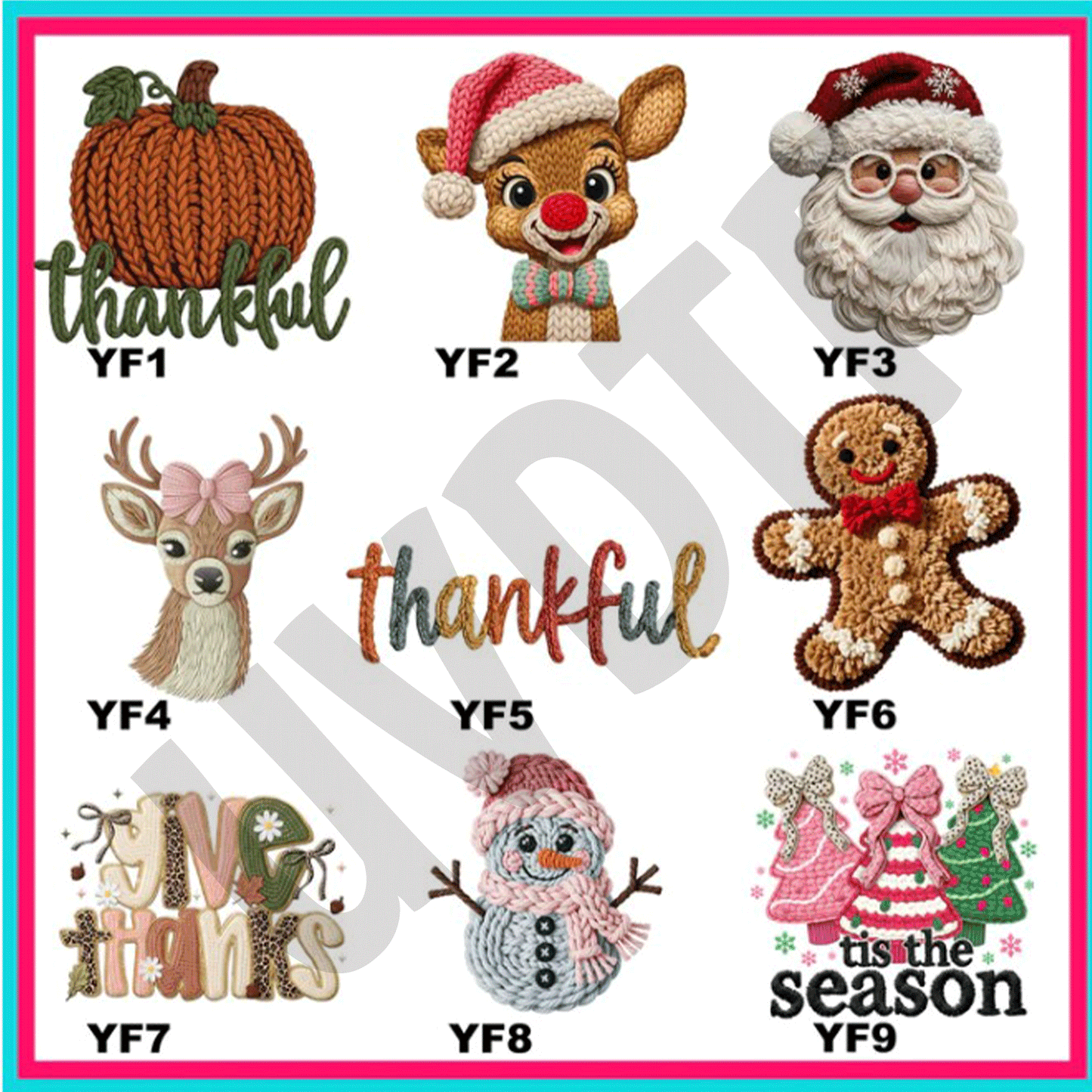 UVDTF Yarn Fun Decals