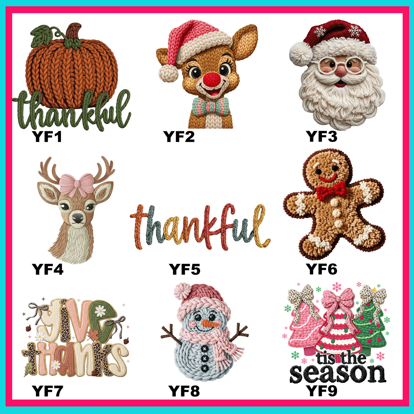 Yarn Fun Transfers - For Fabrics