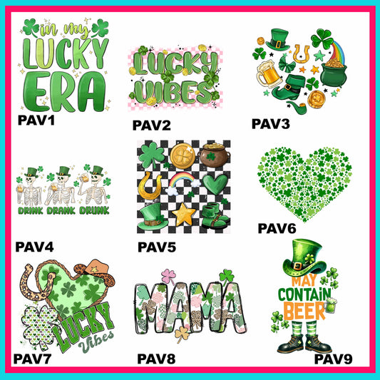Paddy Vibes Decal Sheet
