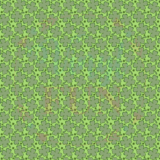 Double Green Clovers Pattern