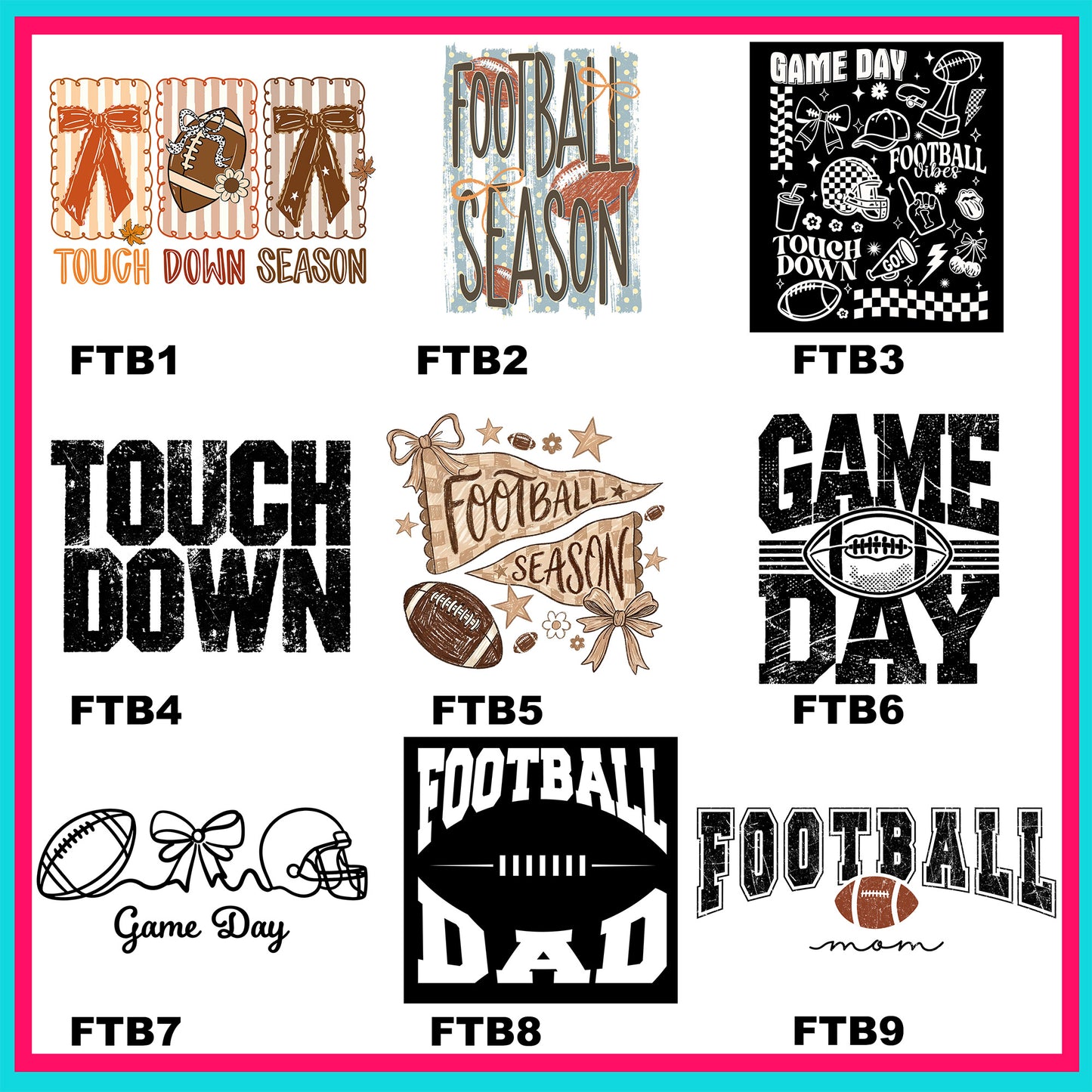 Football Time Transfers - For Fabrics