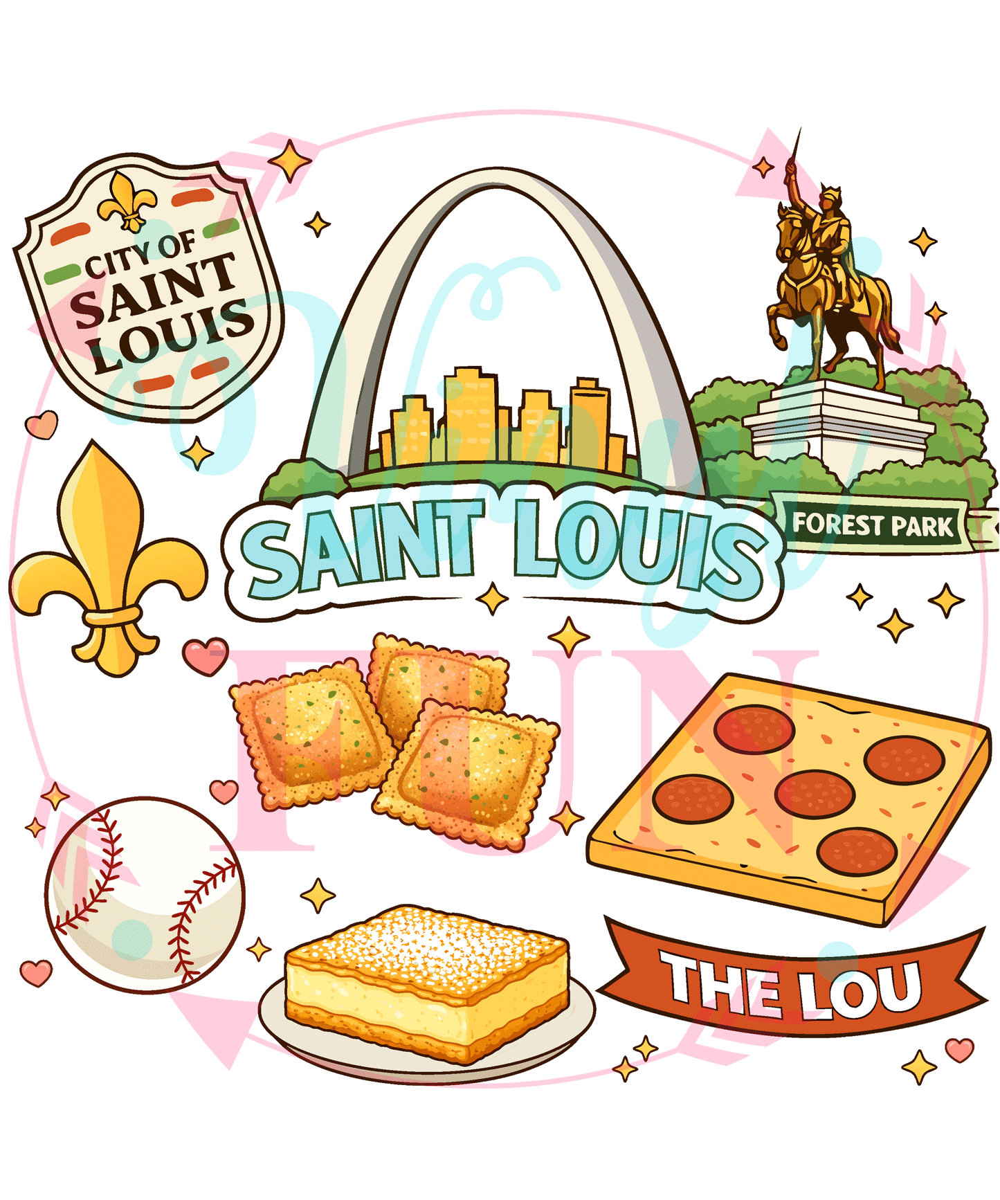 From The Lou Transfers - For Fabrics