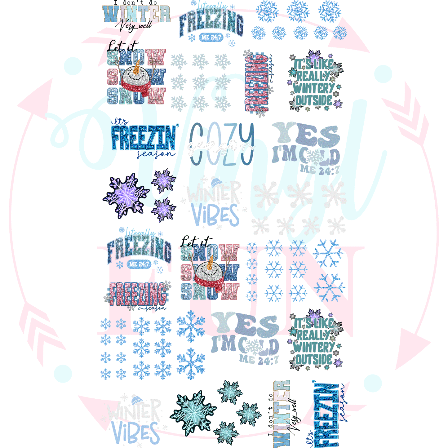 UVDTF Too Cold Ready 2 Roll Gang