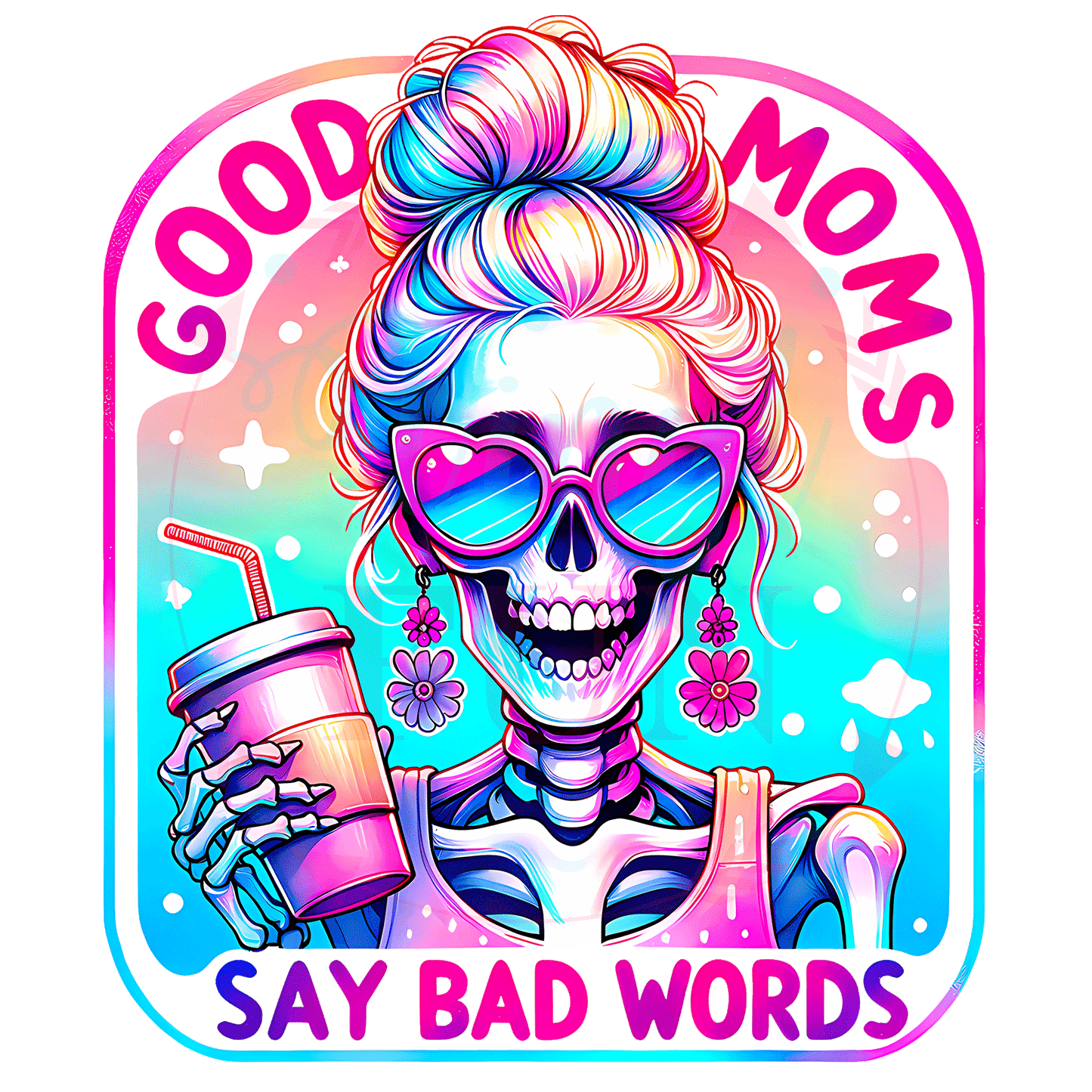 UVDTF Good Moms Say Bad Words Decal-162