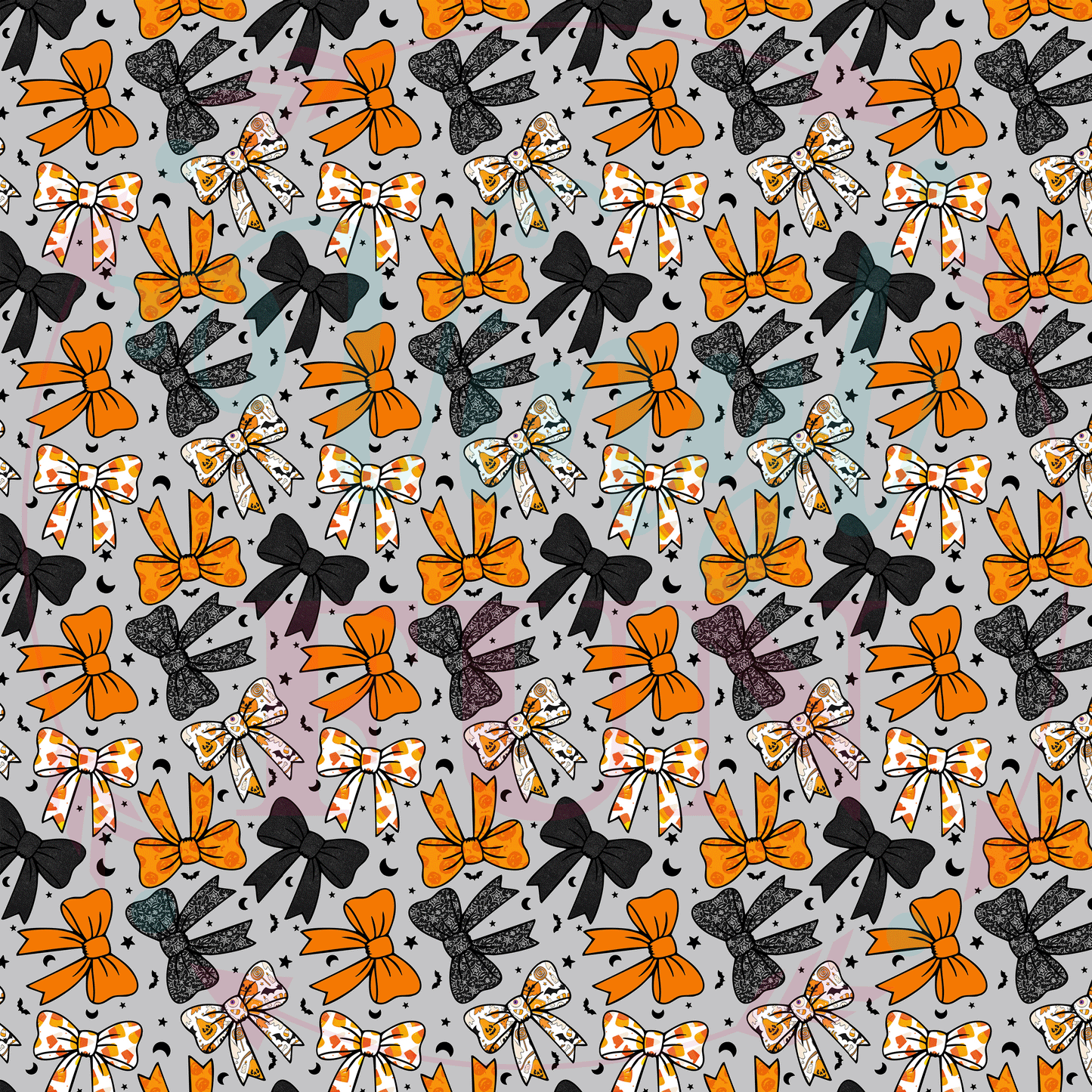 Halloween Bows Pattern