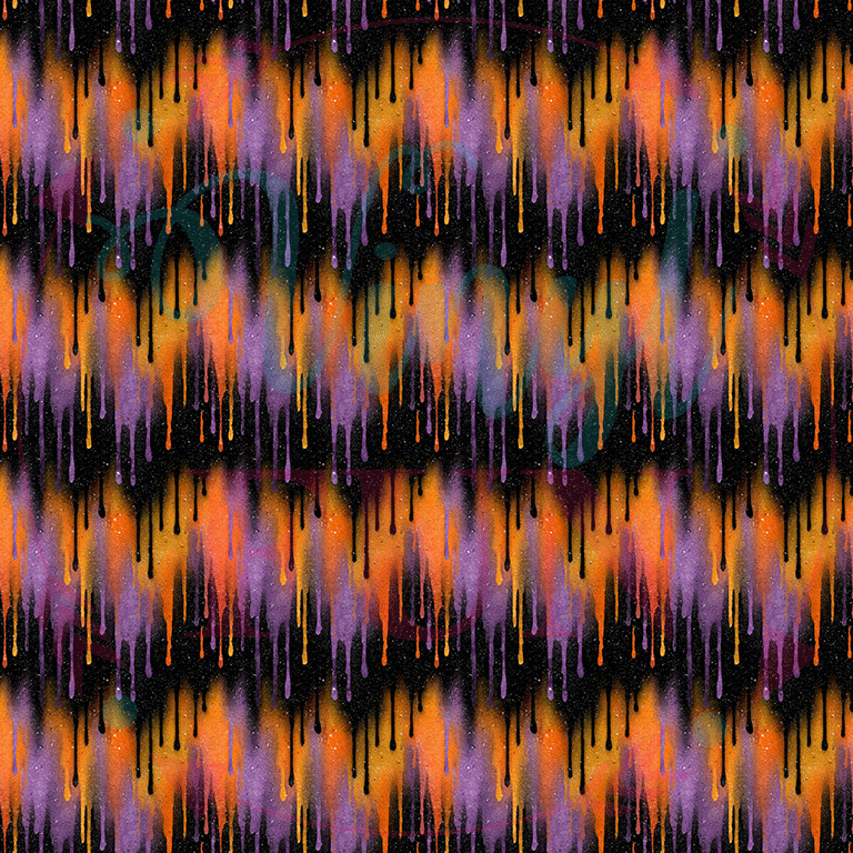 Halloween Drip Pattern