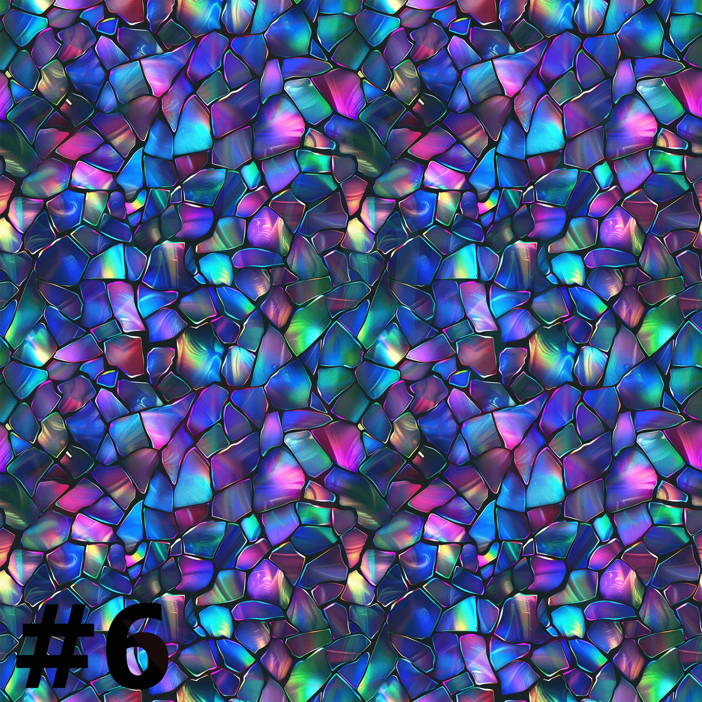 Holographic Stained Glass Collection-B21