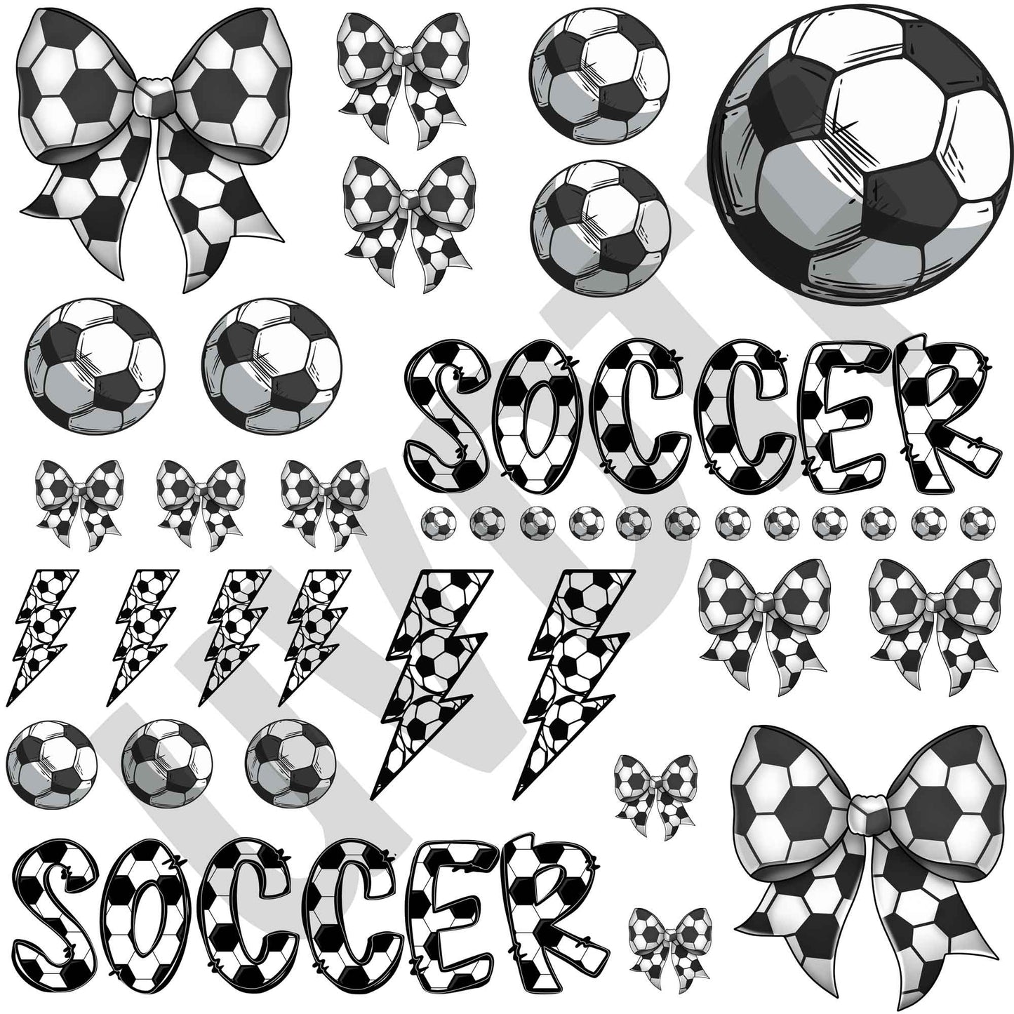 UVDTF I Love Soccer Element-Y1