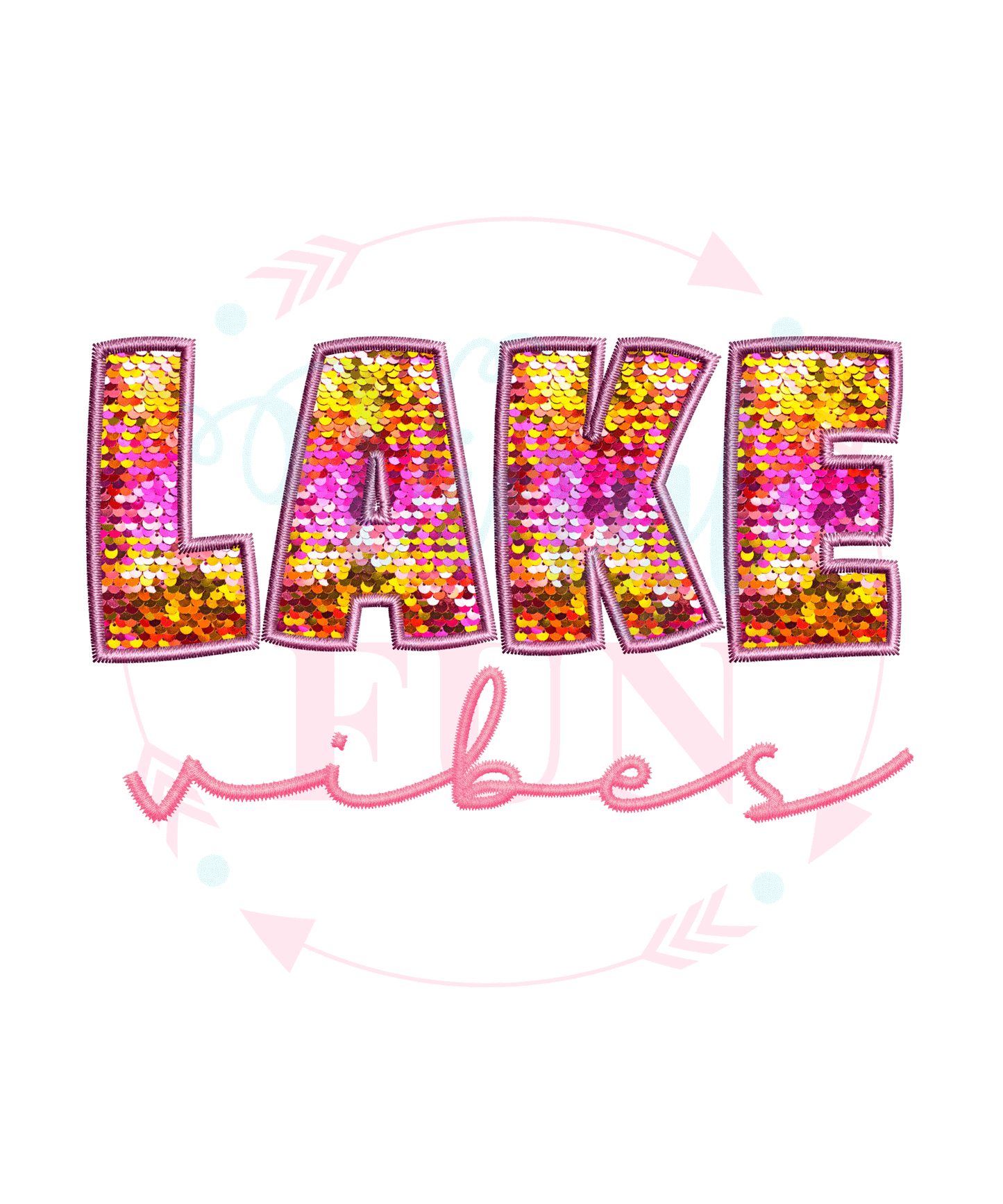 UVDTF Sequin Lake Decal-138