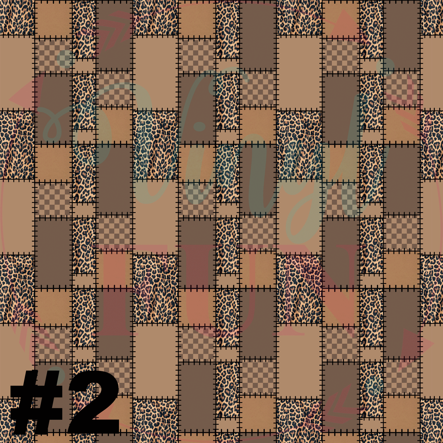 Brown Checkered Collection-D23