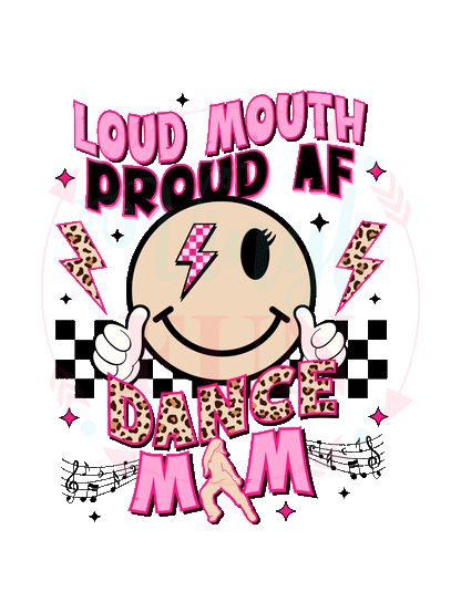 UVDTF Loud Mouth Dance Mom Decal-17