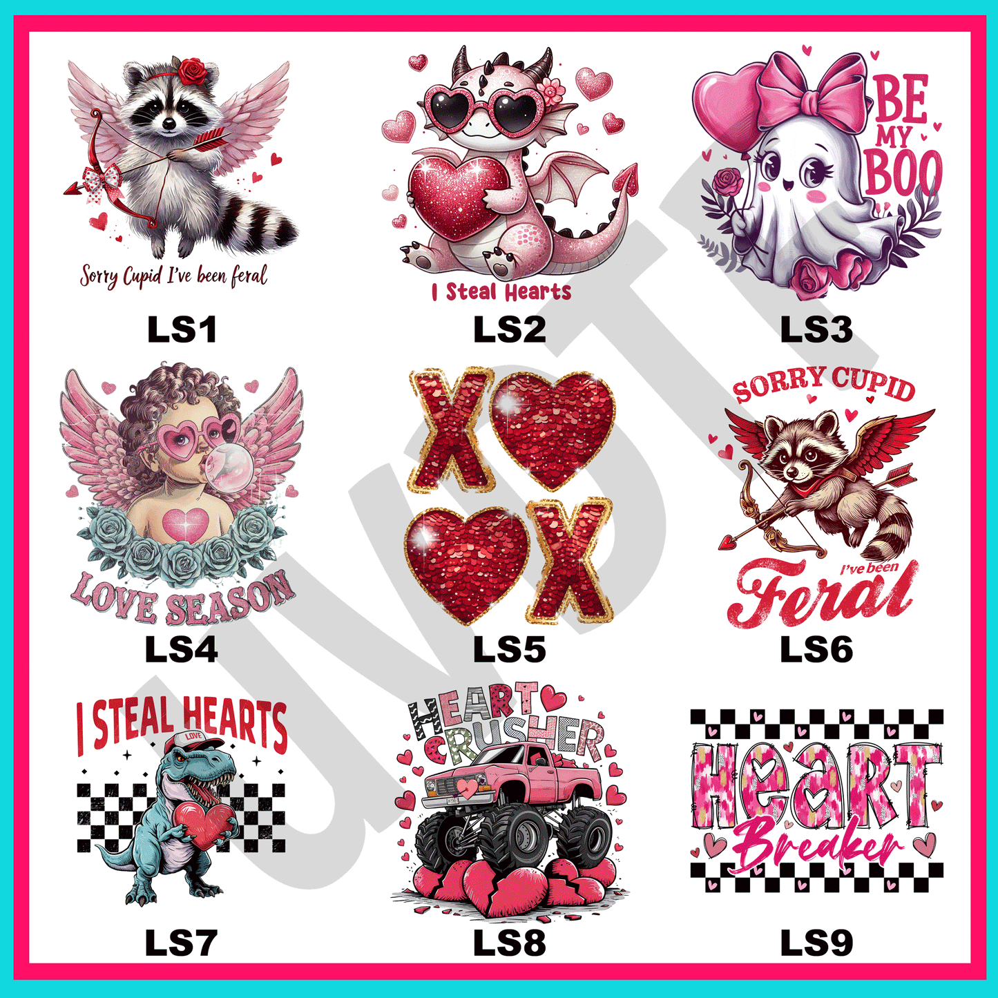 UVDTF Love Season Decals