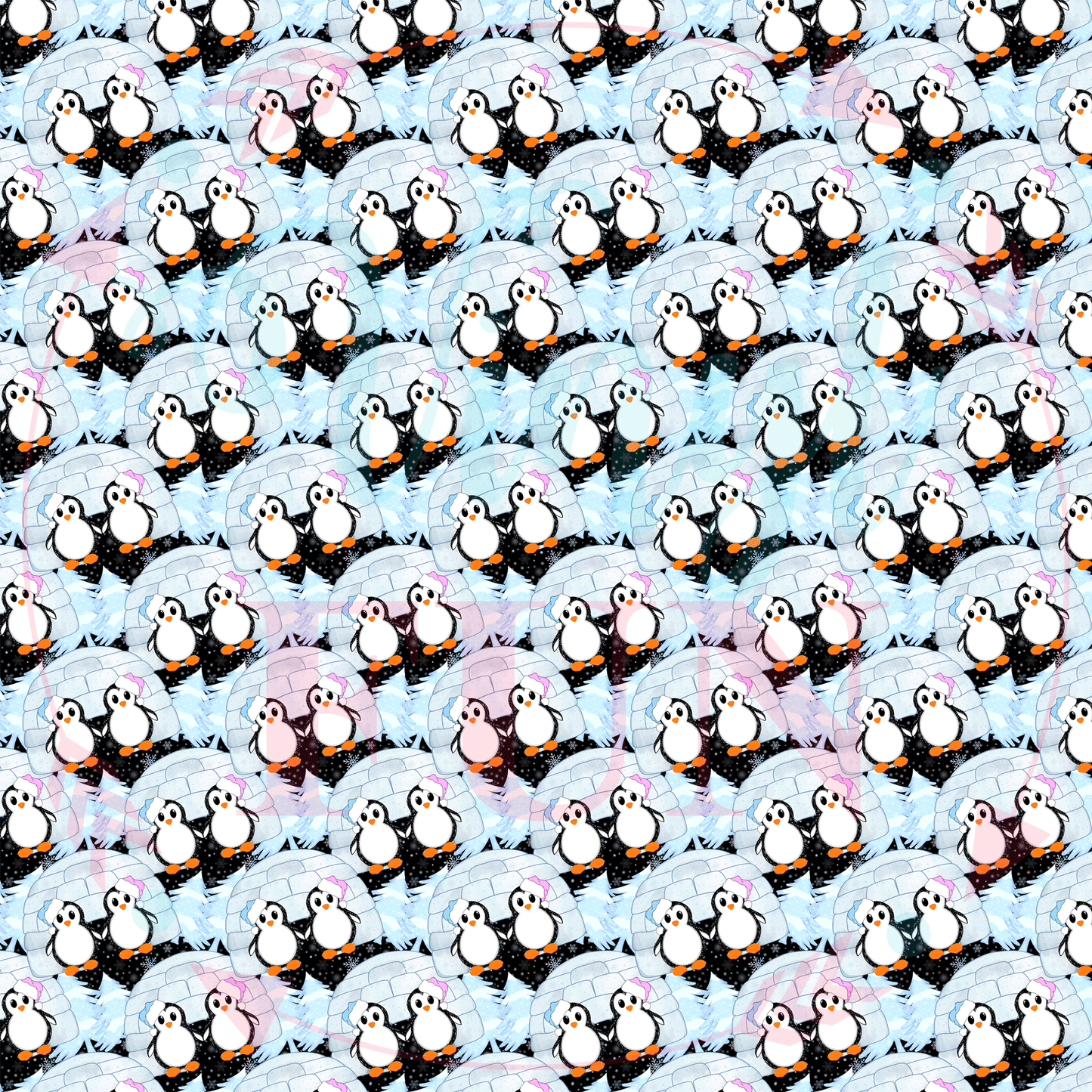 Freezin Penguin Pattern