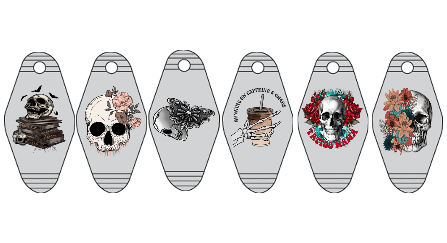 12pk Skulls UVDTF-MC9