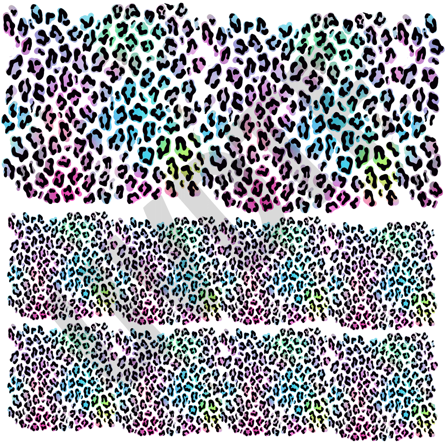 UVDTF Multi Size Leopard Print Elements