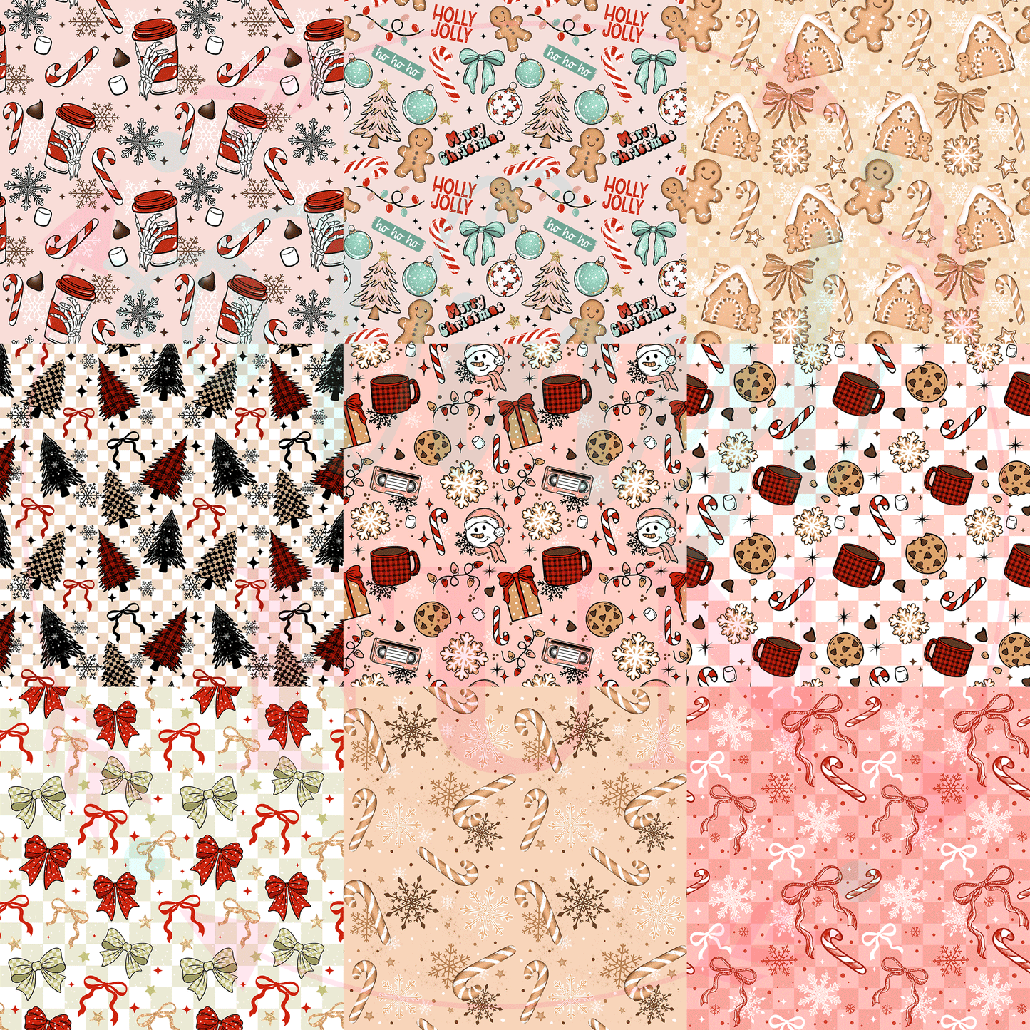 Pattern Sampler Cerra Christmas