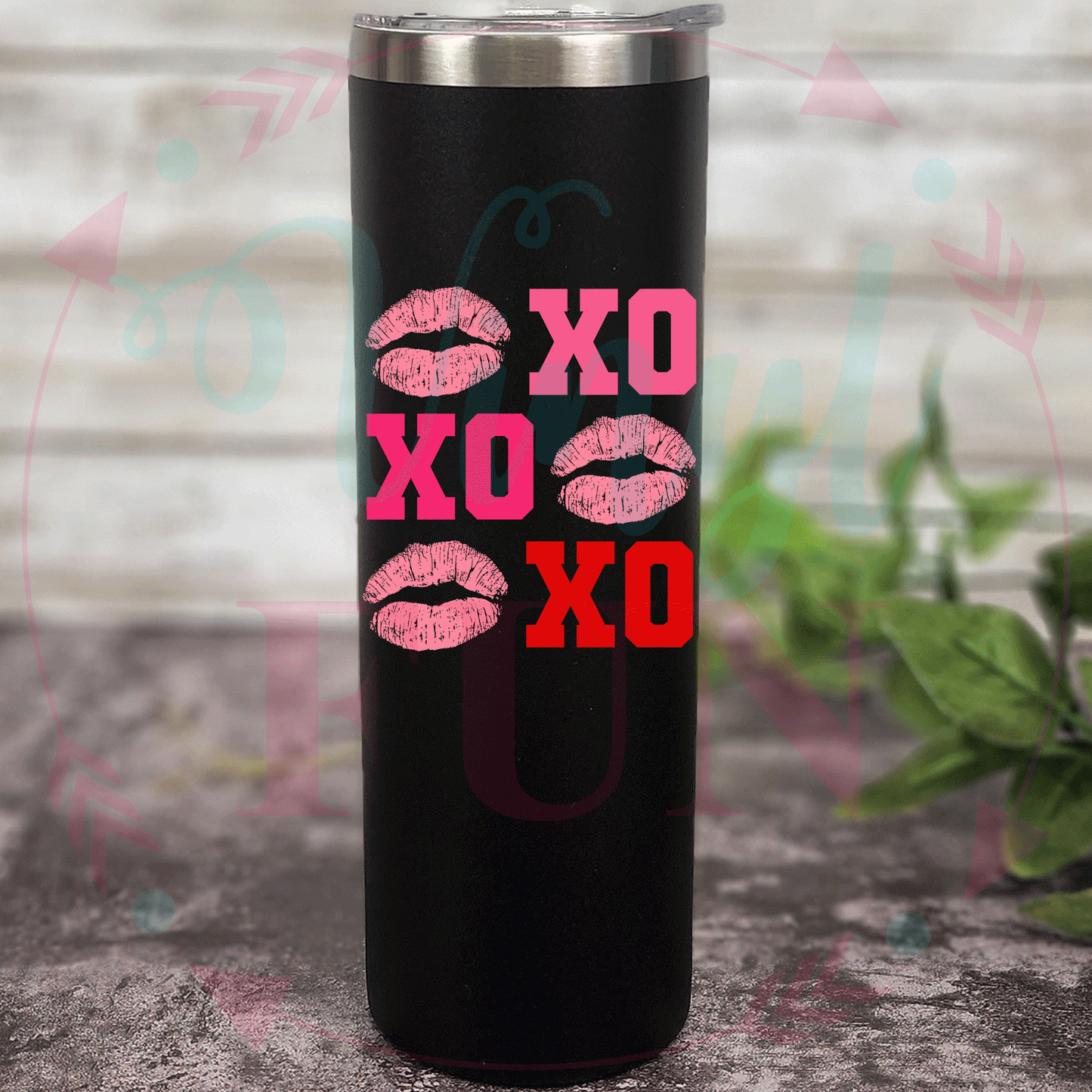 XOXO & Lips Decal-V8
