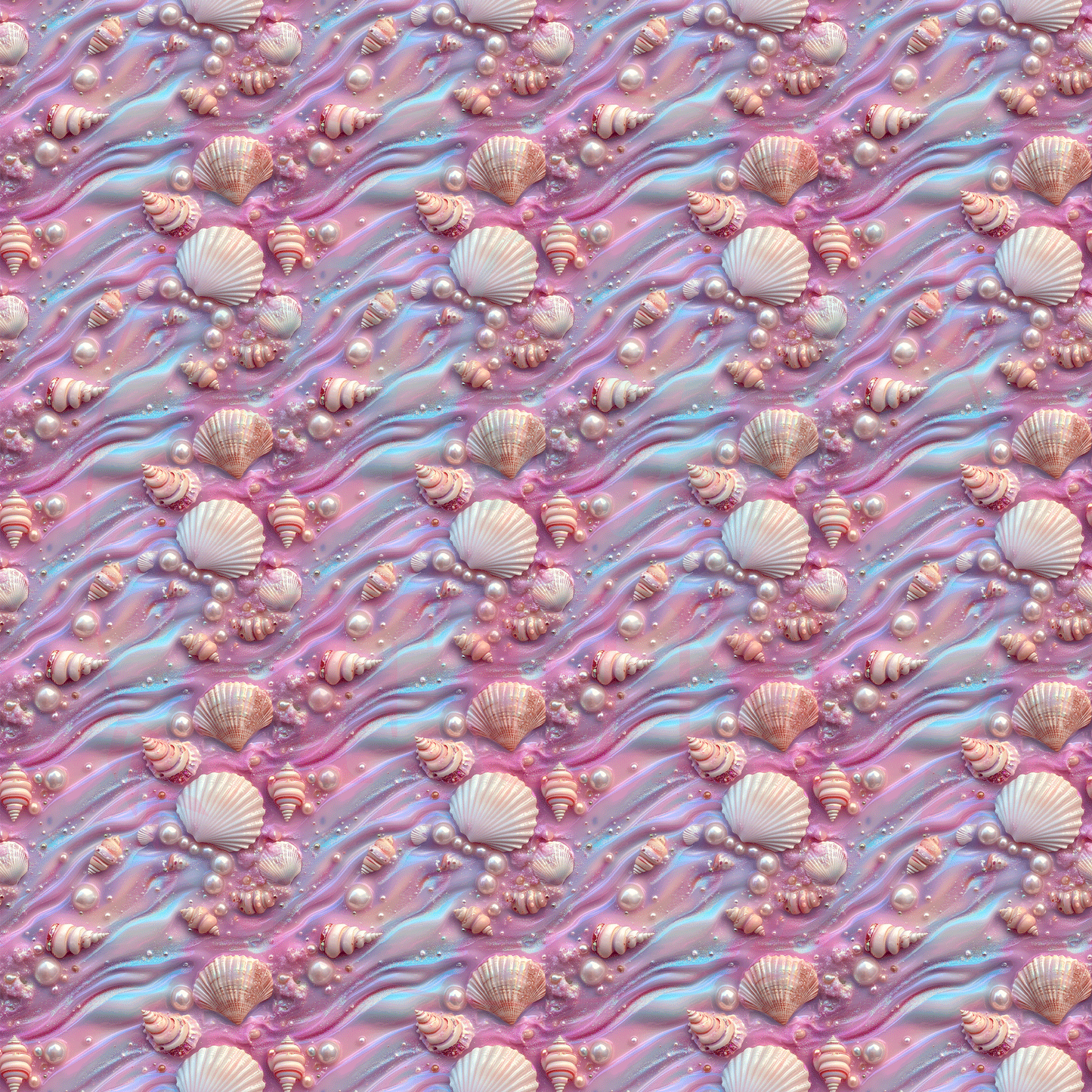 Pastel Beach Pattern-D20