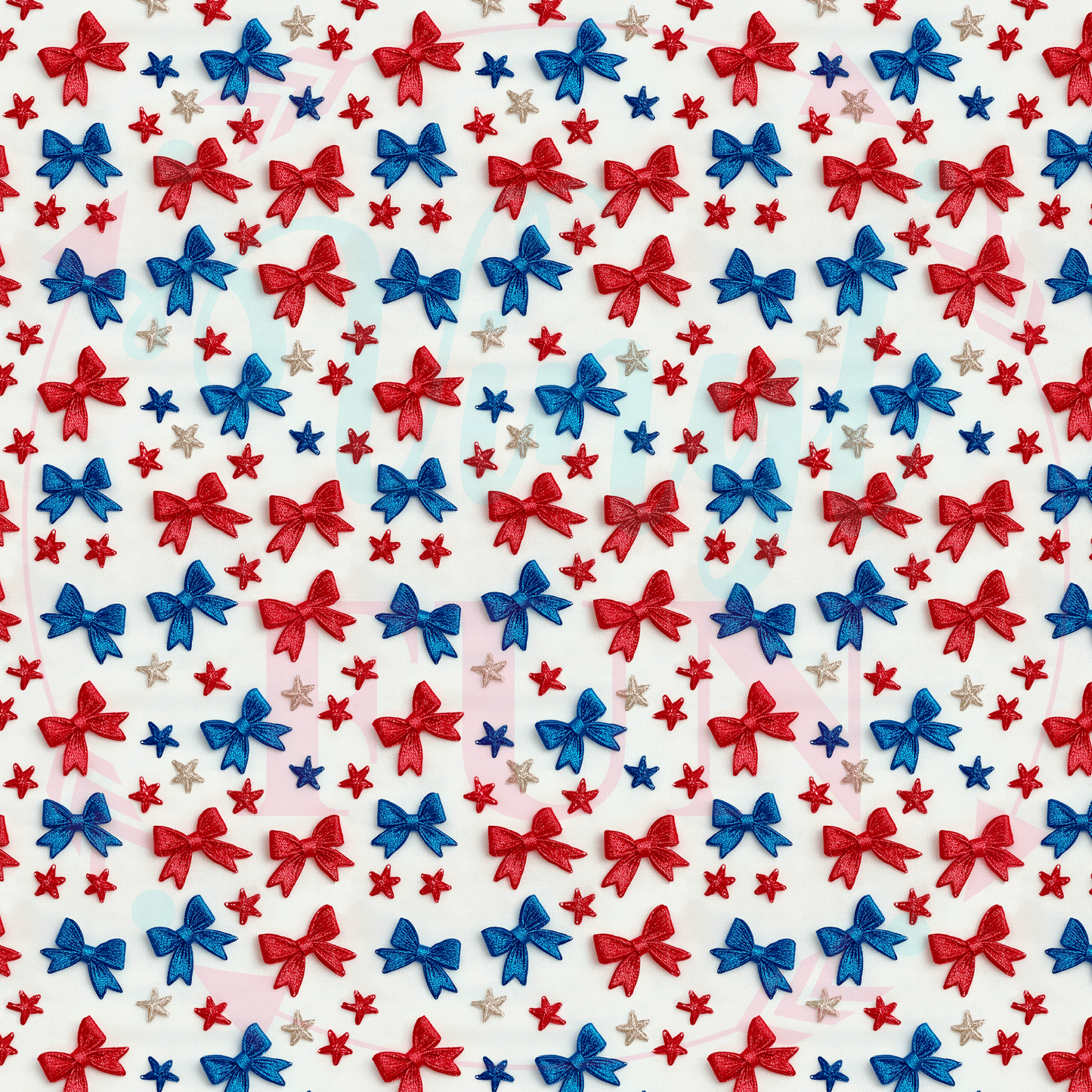 Patriotic Bow Life Pattern