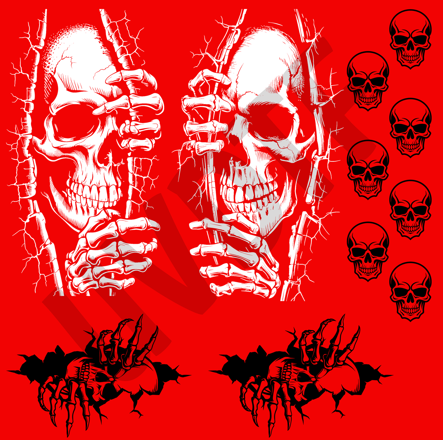 UVDTF Skull Party Elements-W26