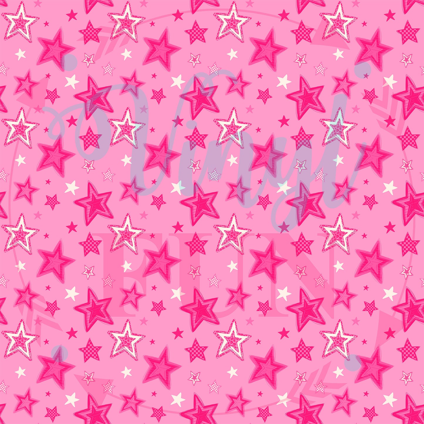 Pink Stars Pattern