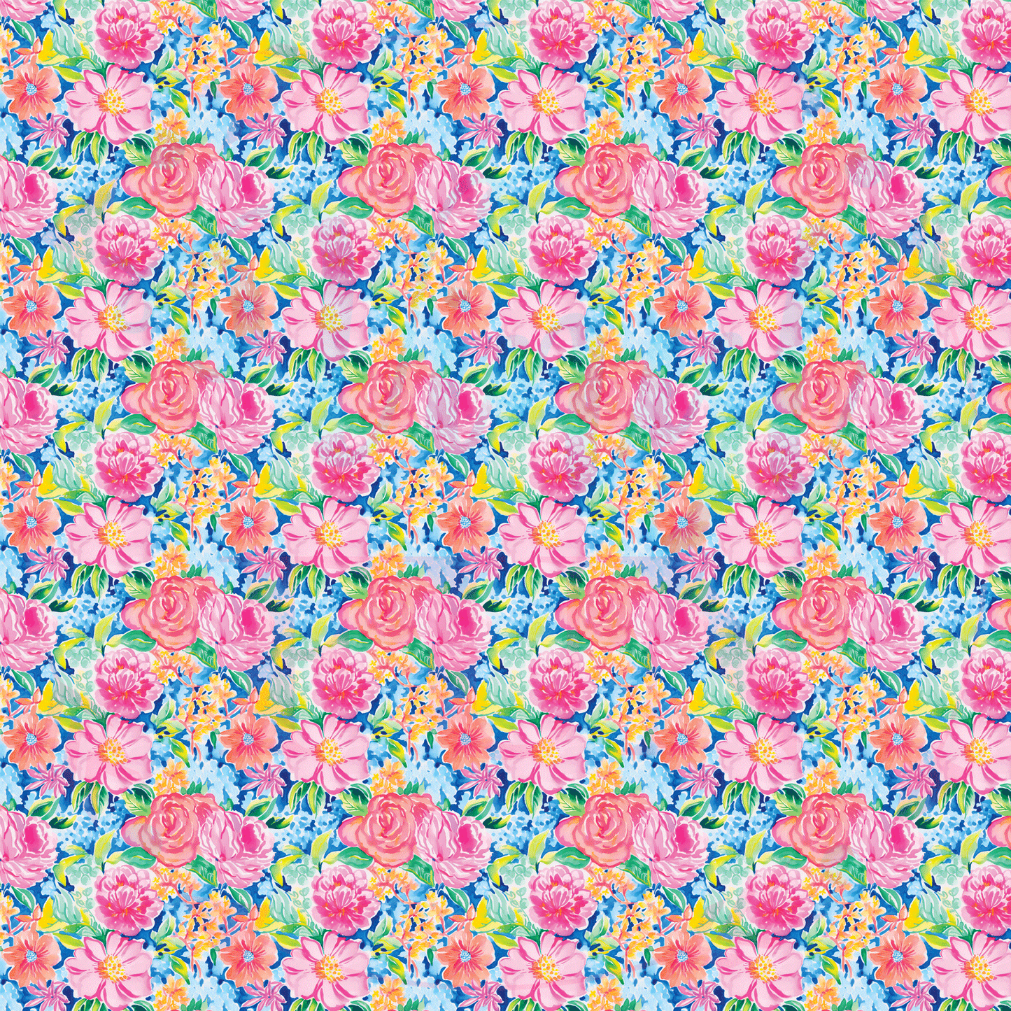 Pretty Summer Floral Pattern-A5
