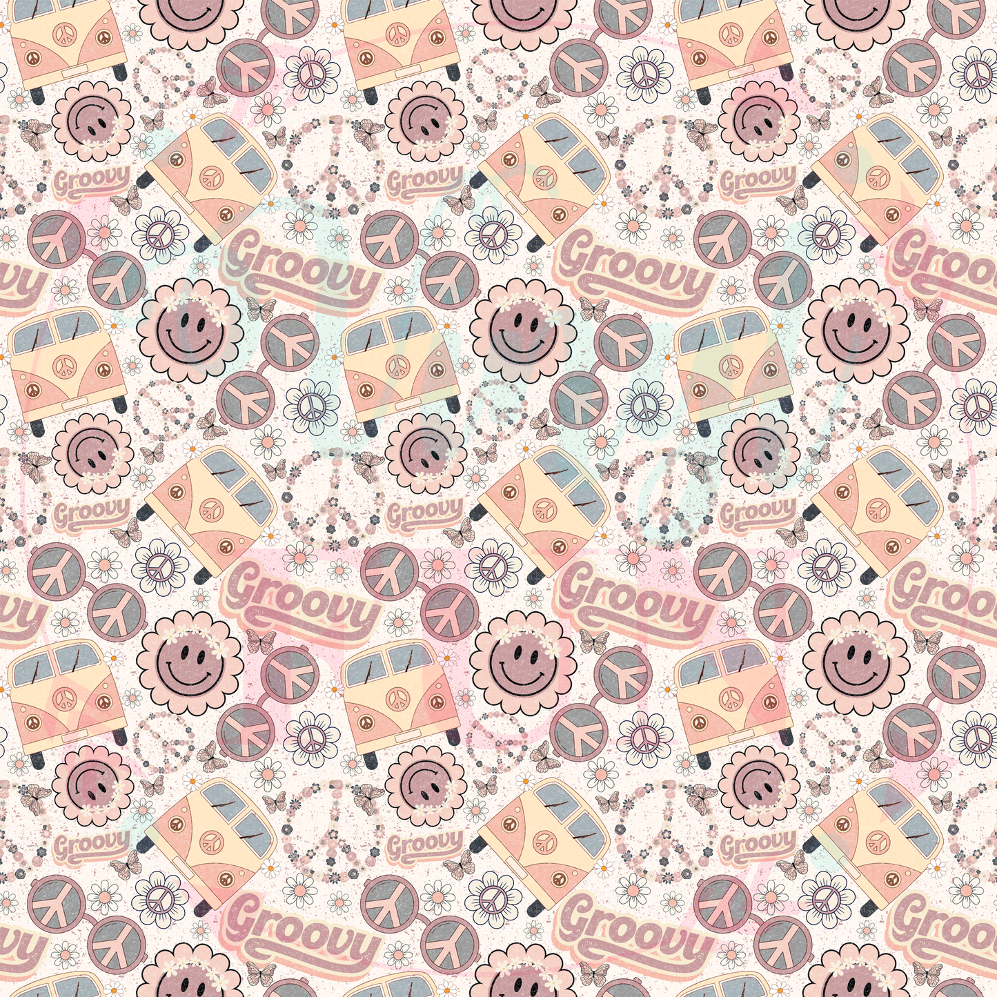 Retro Hippie Vans Pattern-F20
