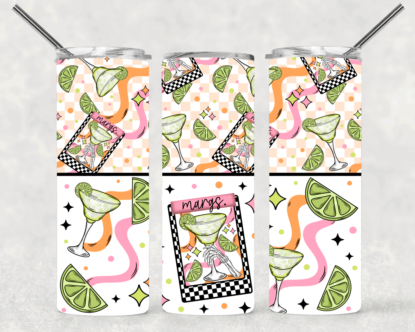 Margarita Lover Wrap For Straight Tumbler-S360